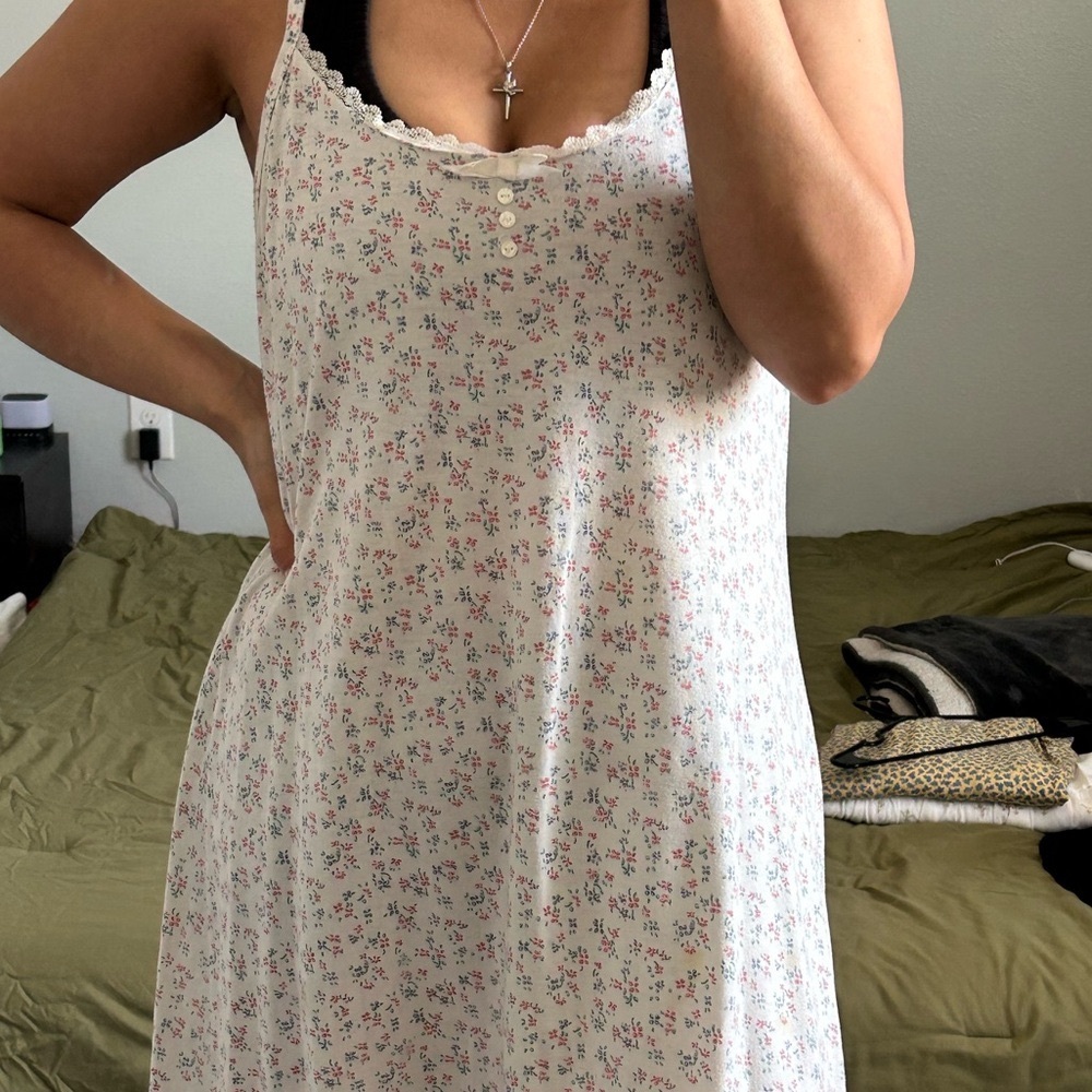 Floral Spaghetti Strap Dress